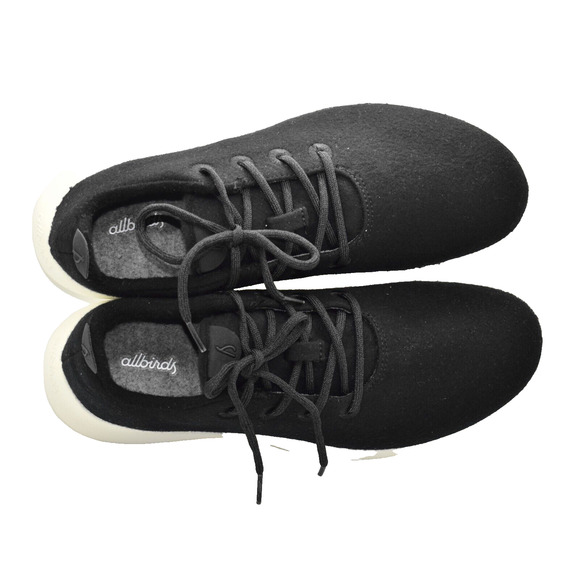 B5 NEW ALL BIRDS ZQ Black Superfine Merino Wool Everyday Sneaker Shoes Size 11M - Picture 3 of 7